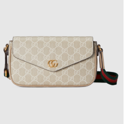 Beige and oatmeal GG Supreme canvas