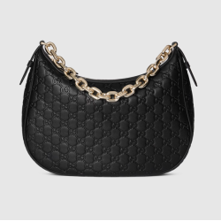 G Emblem large shoulder bag