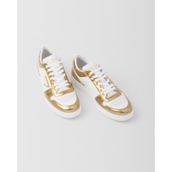 PRADA Downtown Leather Sneakers 'White Gold'
