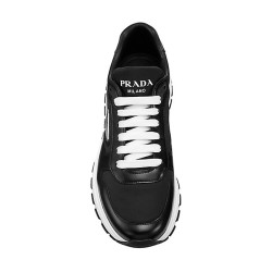 PRADA Leather And Re Nylon 'Black'