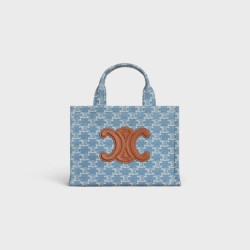 small cabas thais IN TEXTILE WITH TRIOMPHE ALL-OVER