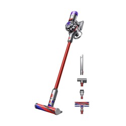 Dyson V8 Slim™ Fluffy vacuum (Nickel/Red)