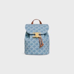 BACKPACK CELINE BONNIE IN TEXTILE WITH TRIOMPHE ALL-OVER