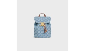 BACKPACK CELINE BONNIE IN TEXTILE WITH TRIOMPHE ALL-OVER