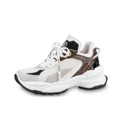 LOUIS VUITTON Run 55 White Monogram