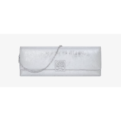 GIVENCHY 4G Liquid Clutch bag in laminated leather