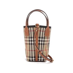 Burberry Society check bucket bag