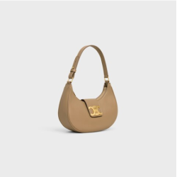 MEDIUM AVA TRIOMPHE BAG IN smooth Calfskin Smoked Brown