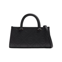 TORY BURCH T Monogram Leather Black