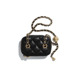 CHANEL Little Golden Ball Black