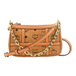 MCM Delmy Visetos Artificial Leather Pochette