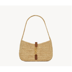 Saint Laurent Paris le 5 à 7 mini in raffia