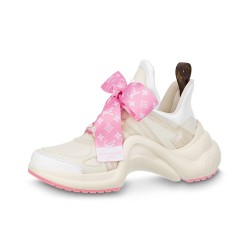 LOUIS VUITTON Archlight 1.0 'Beige With Pink Monogram Ribbon'