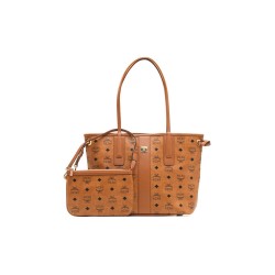 MCM Liz Visetos Shoulder Bags Brown