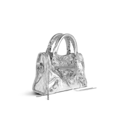 BALENCIAGA Women's Le City Mini Bag in Silver