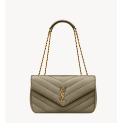 Saint Laurent Paris loulou medium in matelassé lambskin