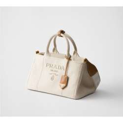 Large linen blend handbag