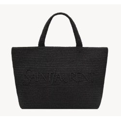 YSL saint laurent tote in raffia