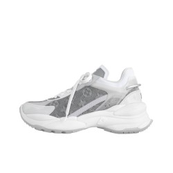 LOUIS VUITTON Run 55 Low Top Chunky Gray