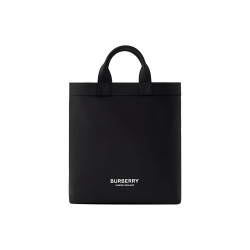 Burberry Artie Series Leather Tote Bag Black