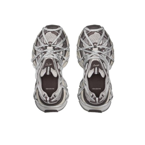 Balenciaga 3XL Extreme Lace Sneakers 'Brown Grey Beige Mesh And Polyurethane'