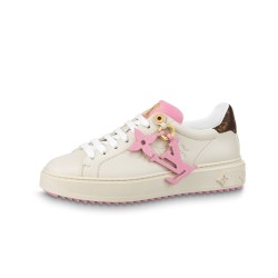 LOUIS VUITTON Time Out Sneakers 'Beige Pink'