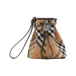 Burberry Cotton Clutch Women's Sand