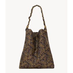 Saint Laurent Paris amalia in silk twill