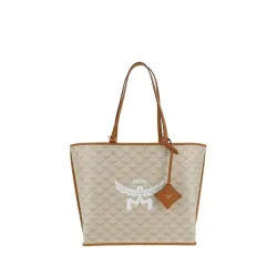 MCM Natural Laurel Shoulder Bag