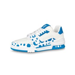 LOUIS VUITTON X Yayoi Kusama Sneaker 'White Blue'