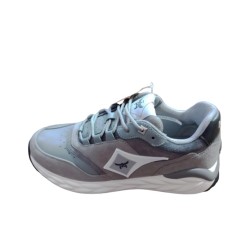 MCM Low Top Casual Shoes Unisex Silver White