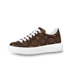 LOUIS VUITTON Time Out Sneakers 'Brown Monogram'