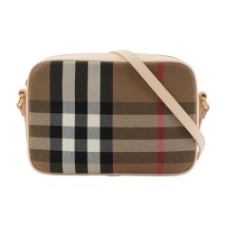 Burberry Canvas Camera Bag Beige