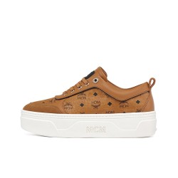 MCM Low Top Stylish Skateboarding Shoes Women's Brown