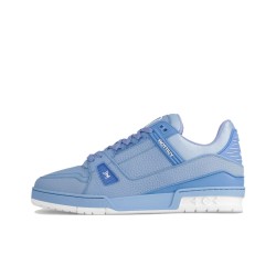 LOUIS VUITTON Trainer Light Blue White