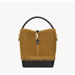 Saint Laurent Paris le 37 in rope and leather
