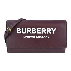 Burberry Printed Logo Mahogany Red