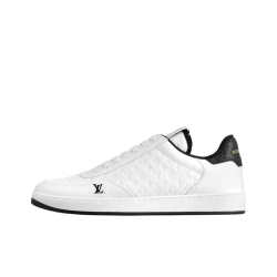 LOUIS VUITTON Rivoli Low-Top Skateboard White Black