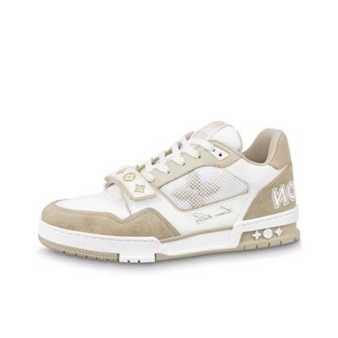 LOUIS VUITTON Trainer 'White Beige Velcro'