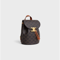 BACKPACK CELINE BONNIE IN Triomphe Canvas and calfskin