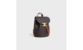 BACKPACK CELINE BONNIE IN Triomphe Canvas and calfskin