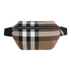 Burberry Cotton With Calfskin Birch Brown