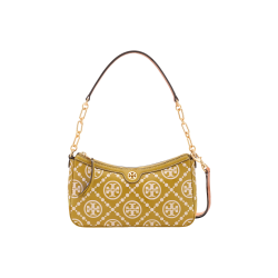TORY BURCH Monogram Cowhide Leather Palm Yellow