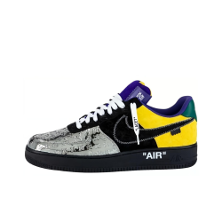 LOUIS VUITTON Lv Air Force 1 Low 'Silver Black'