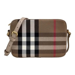 Burberry Cow Leather Khaki