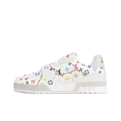 Takashi Murakami x LOUIS VUITTON Trainer Low Top Skateboard White