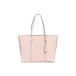 TORY BURCH Perry Litchi Grain Leather Pink