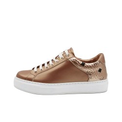 MCM Low Top Skateboard Shoes Women's Rose Gold