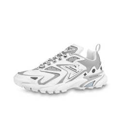 LOUIS VUITTON Runner Tatic Low Top Gray White