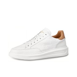 LOUIS VUITTON Beverly Hills Sneakers 'White Monogram With Caramel Top'